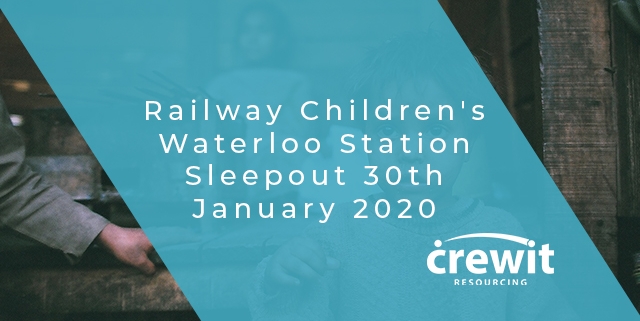 Railway Children's Waterloo Station Sleepout 30th January 2020