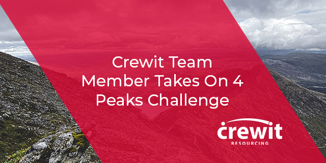 Crewit Team Member Takes On 4 Peaks Challenge