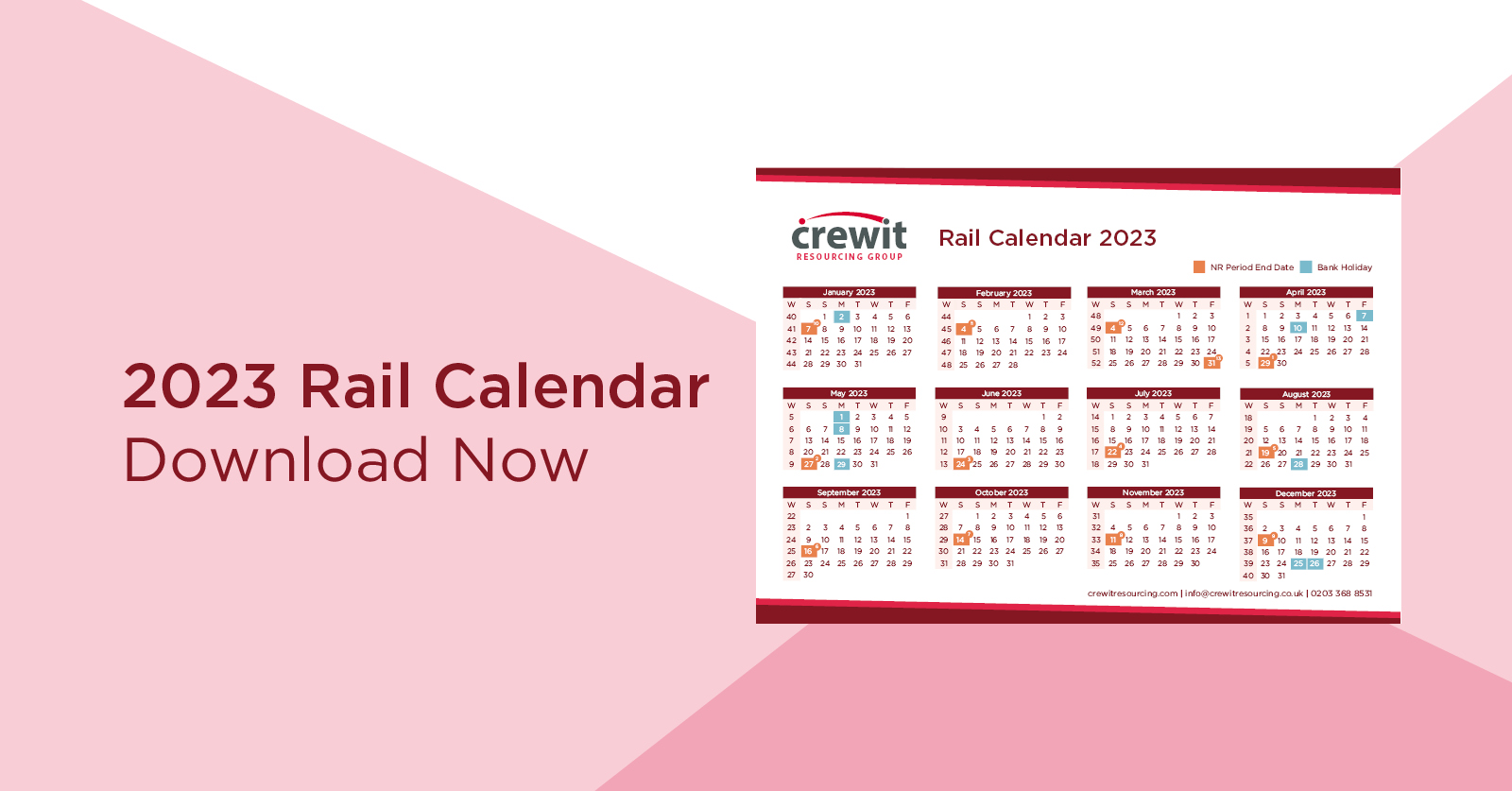 Network Rail Calendar Free Download Crewit Resourcing